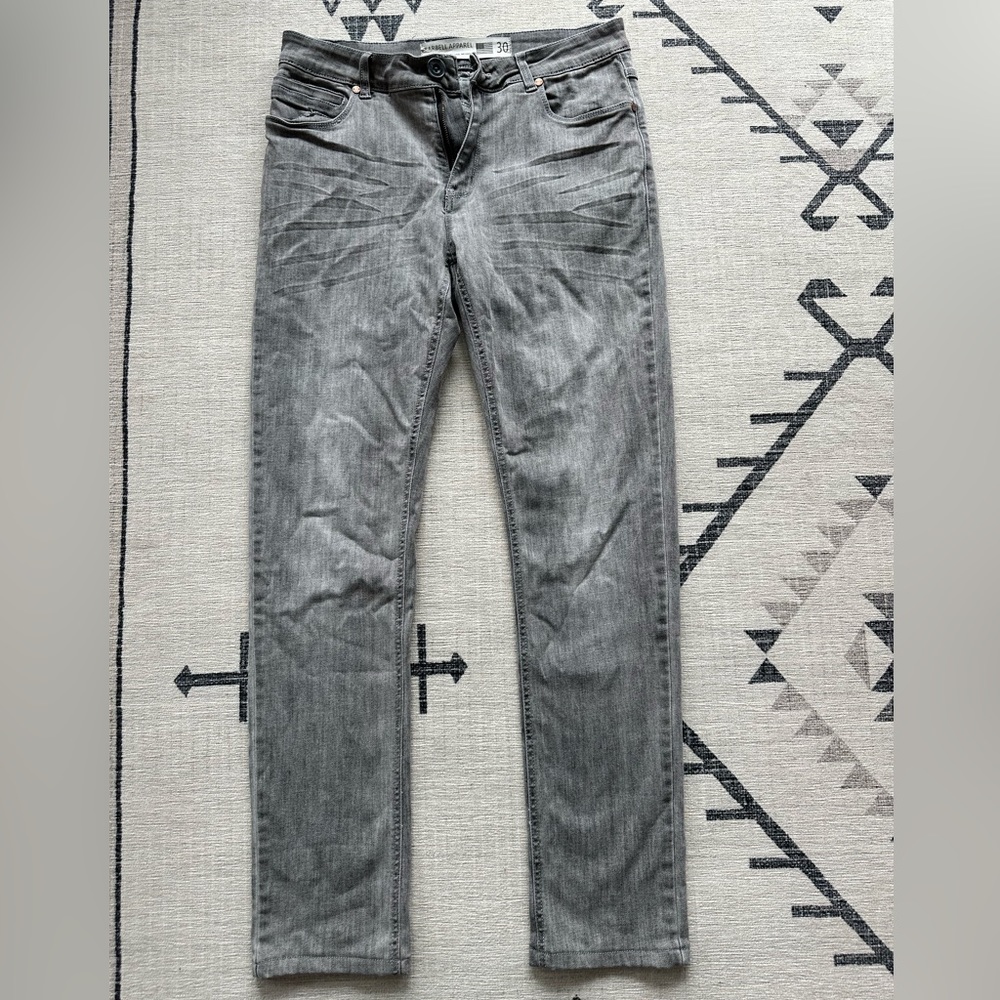 Barbell jeans - 30” waist x 32” length - straight athletic fit - cement grey